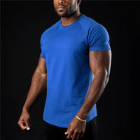 Basic Sommer T-Shirt für Herren – Blau