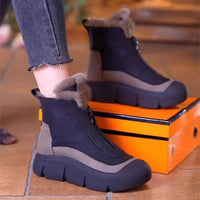 Zoharit - Wasserdichte Stiefeletten Mit Dicker Sohle – Schwarz