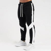 Jogginghose für Herren - Slim fit leichte Baumwoll-Sweatpants mit elastischem Bund für den Sommer – Schwarz