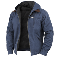 Wasserabweisende Regenjacke für Outdoor-Aktivitäten – Elegantes Design für Stadt und Natur – Blau