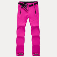 Wasserdichte Thermo-Wanderhose für Damen mit Fleecefutter – Rosa