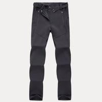 Wasserdichte Thermo-Wanderhose für Damen mit Fleecefutter – Schwarz