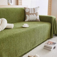 Sofaüberwurf mit modernem Design – Grün