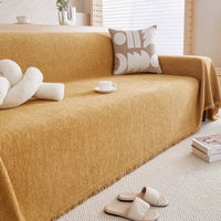 Sofaüberwurf mit modernem Design – Orange