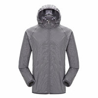 Nadine | Wasserdichter Unisex Trenchcoat mit Kapuze – Hellgrau