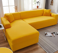 Björkholm Sofaüberzug | Wasserabweisender Stretch-Schutzbezug für dein Sofa - Sommeredition – Gelb