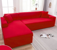 Björkholm Sofaüberzug | Wasserabweisender Stretch-Schutzbezug für dein Sofa - Sommeredition – Rot