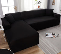 Björkholm Sofaüberzug | Wasserabweisender Stretch-Schutzbezug für dein Sofa - Sommeredition – Schwarz