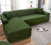 Björkholm Sofaüberzug | Wasserabweisender Stretch-Schutzbezug für dein Sofa - Sommeredition – Grün