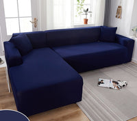 Björkholm Sofaüberzug | Wasserabweisender Stretch-Schutzbezug für dein Sofa - Sommeredition – Marine