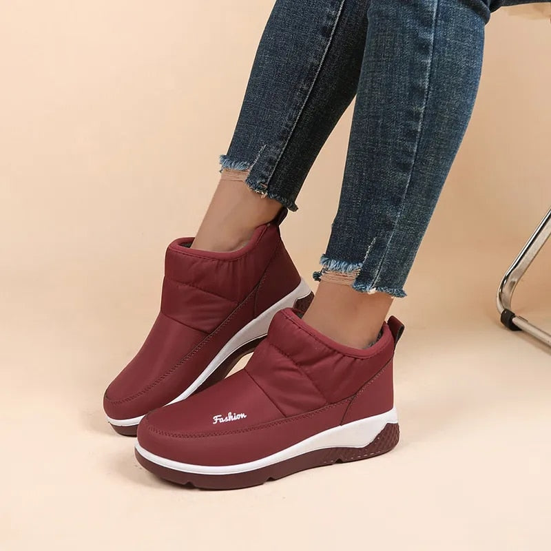 Leyvanna | Orthopädische Rutschfeste Wasserdichte Winterstiefeletten