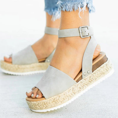 Anne Wedge - Flache Sandalen