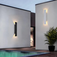 LED Außenwandleuchte aus Aluminium – stilvolle langlebige Beleuchtung für Garten und Terrasse – Weiß