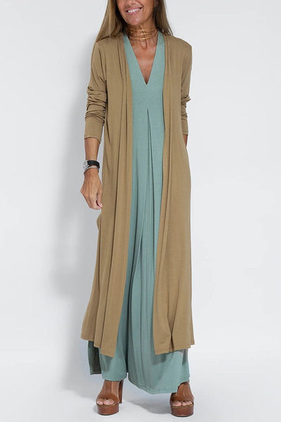 Verona - Elegantes langes locker sitzendes Kleid