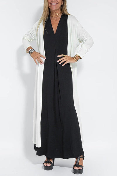 Verona - Elegantes langes locker sitzendes Kleid