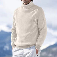 Pullover Herren Mit Rollkragen | Weicher Strick – Beige