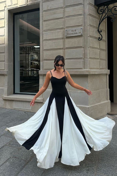 Viara | Maxikleid mit Paneelen