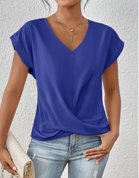 Rutley - Crew neck T-shirt – Blau
