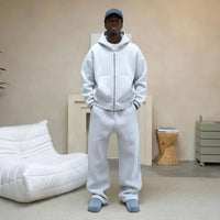 The Bull™ Sweatshirt-Set mit hochwertigem Stoff und Oversized-Passform / Präsenz, Gewicht und authentischer Stil! – Grau