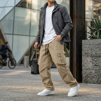 Orion™ Cargo-Hose aus Leichter Twill-Sarja mit Praktischen Utility-Taschen – Beige