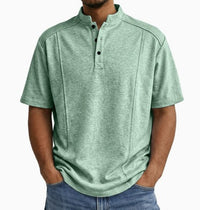 Fintan - Button-down-Hemd mit weichem Griff – Grün