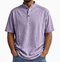Fintan - Button-down-Hemd mit weichem Griff – Lila
