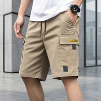 Brooklyn™ Cargo-Shorts mit Verstellbarem Kordelzug und Modernem Look – Beige