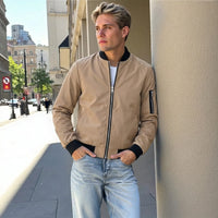 Dallas™ Bomberjacke im Urban Style – Beige