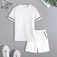 Nexor™-Set mit Kontrastierenden Details und Sportlich-Lässigem Stil – Weiß