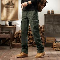 OffStreet™ Cargohose mit Street Look und Utility Taschen – Oliv
