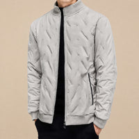 Bergen™ Stepp-Pufferjacke mit flauschigem Sherpa-Futter – Grau