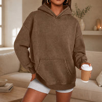 Kaja™ Oversize-Hoodie mit Kängurutasche – Braun