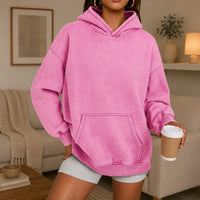 Kaja™ Oversize-Hoodie mit Kängurutasche – Rosa