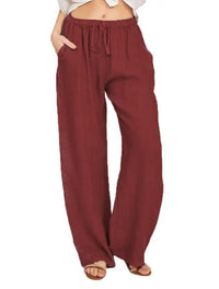 Heidi-Mode | Leichte Hose – Rot