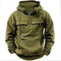 Nicol | Hochwertiger taktischer Kapuzenpullover für Herren – Vert