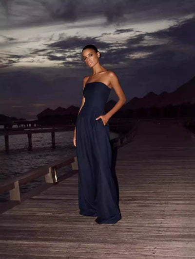 Céleste | Elegante Schulterfreie Jumpsuit