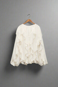 KIANA I PROMANTISCHE BLUSE – Gelblich