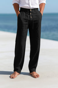 Elegant Summer Pants – Schwarz