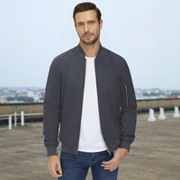 Dominus™ Jacke mit Strategischen Taschen und Premium-Passform – Dunkelgrau