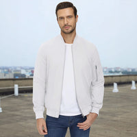 Dominus™ Jacke mit Strategischen Taschen und Premium-Passform – Weiß