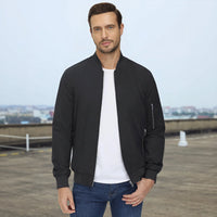 Dominus™ Jacke mit Strategischen Taschen und Premium-Passform – Schwarz