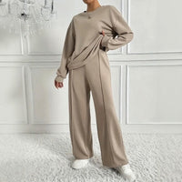 Nobile™ Premium Sweatanzug mit Minimalistischem Design – Sandbeige