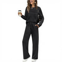 Softluxe™-Set im Lässig-Schicken Stil mit Minimalistischem Design – Schwarz