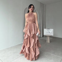 Avelora™ Kleid mit Raffiniertem Design und Eleganter Bewegung – Zartrosa
