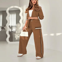 Rovelle™ Set mit Anzug-Design und Makelloser Eleganz – Dunkelbraun