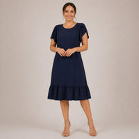 Dallora™ Kleid aus leichtem Jeansstoff mit müheloser Leichtigkeit und zeitlosem Charme – Schwarz
