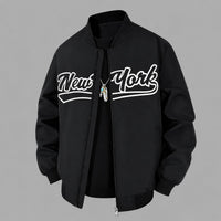 Bronx™ Varsity-Jacke mit Modernem Schnitt – Schwarz