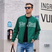 Bronx™ Varsity-Jacke mit Modernem Schnitt – Grün