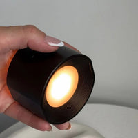 Wiederaufladbare LED-Wandleuchte – Schwarz