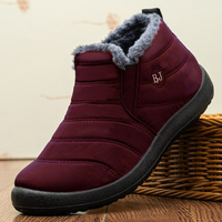 Snug Feet™ - Hochwertige Winter-Slipper – Weinrot